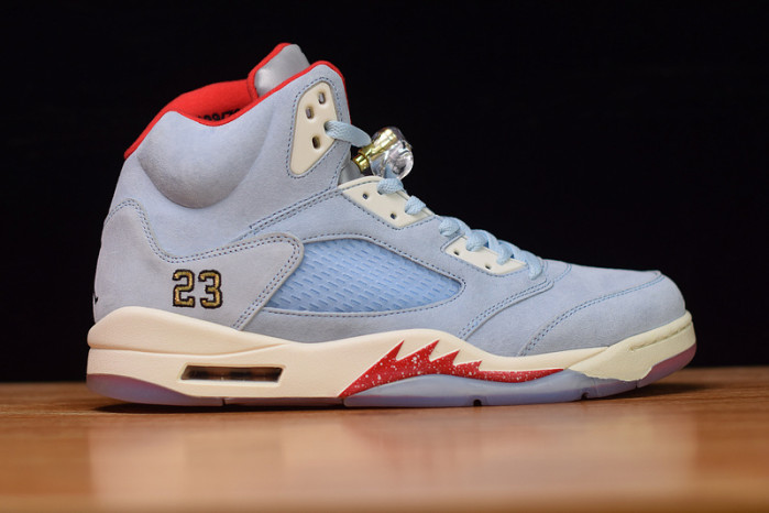 trophy room x air jordan 5 retro "ice blue" ci1899-400
