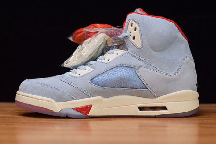 trophy room x air jordan 5 retro "ice blue" ci1899-400